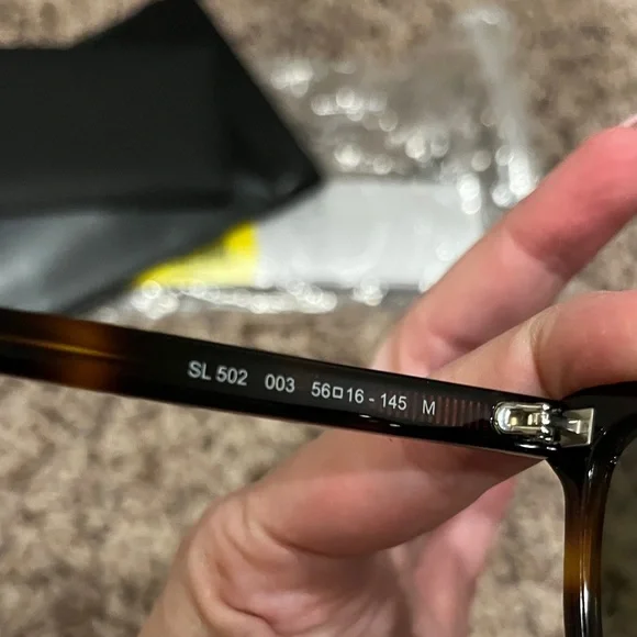 Saint Laurent Tortoise Shell Sunglasses - Picture 6 of 13